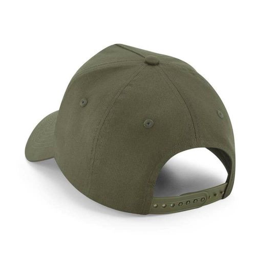 Casquette 5 pans avec patch amovible personnalisable vert armee