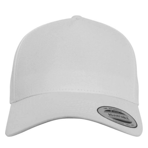 Casquette 5 pans personnalisable blanc