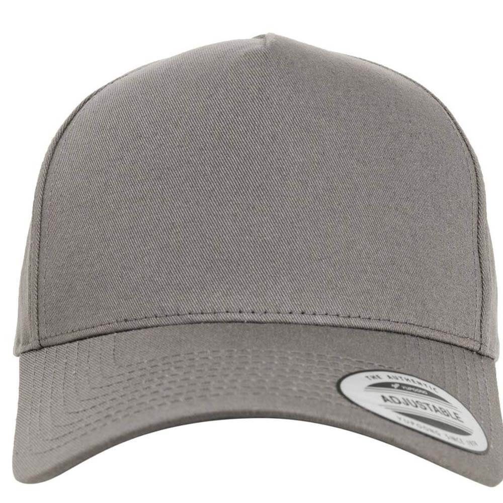 Casquette 5 pans personnalisable gris Casquette 5 pans personnalisable gris