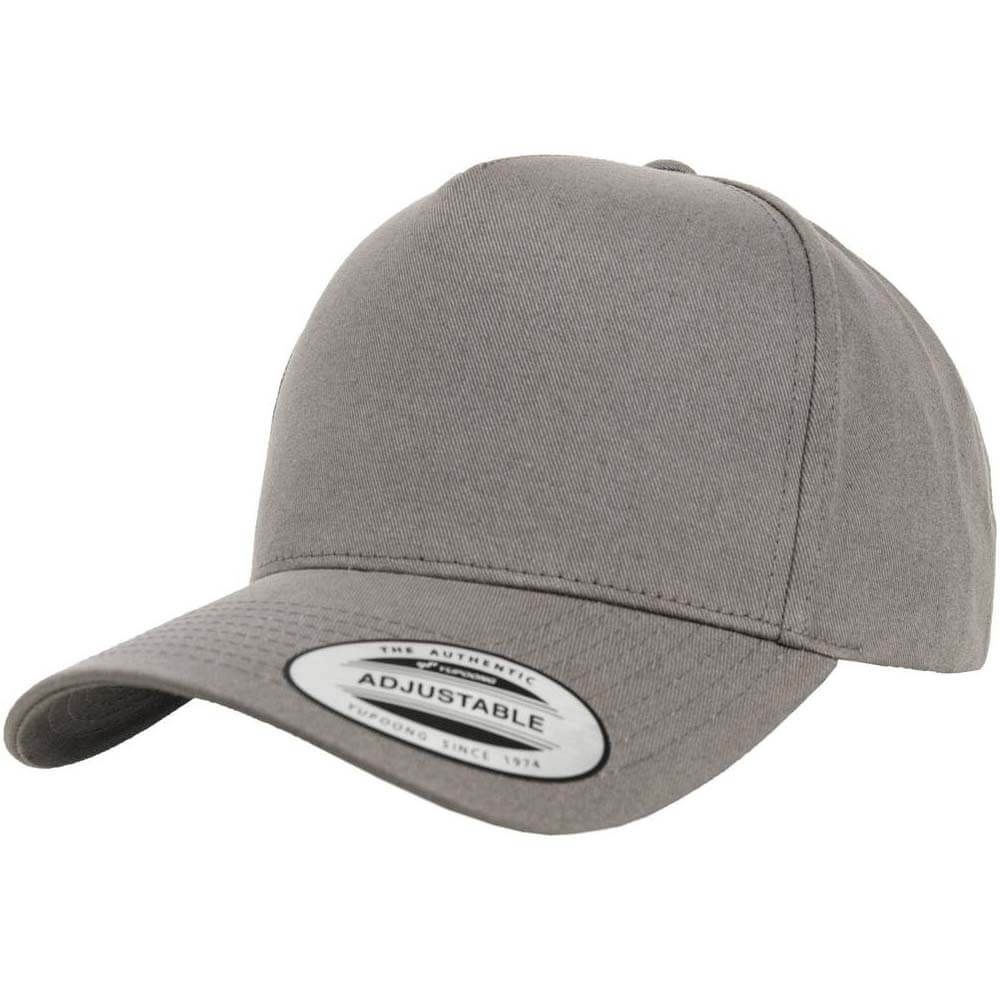 Casquette 5 pans personnalisable gris Casquette 5 pans personnalisable gris