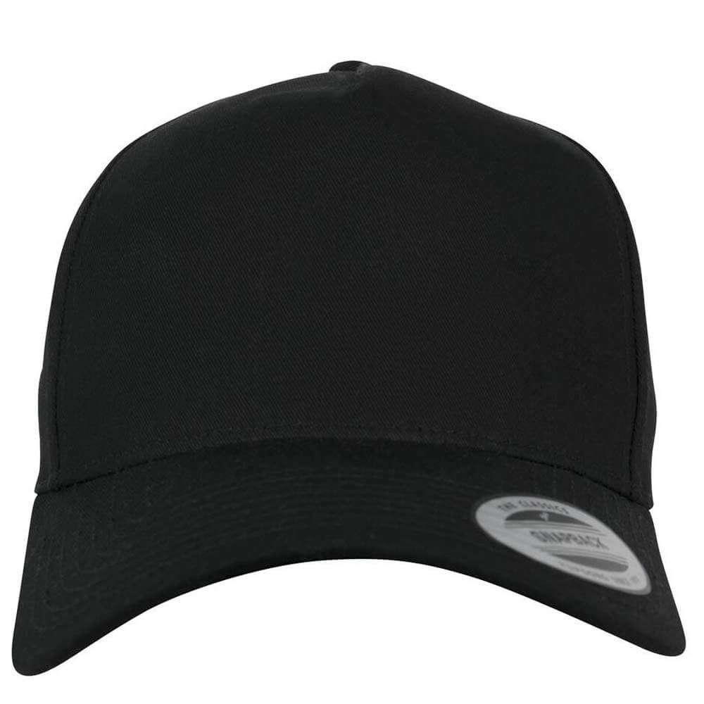 Casquette 5 pans personnalisable noir Casquette 5 pans personnalisable noir