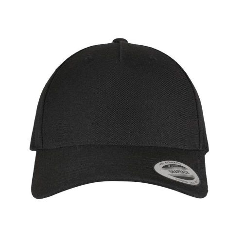 Casquette en laine 5 pans personnalisable noir