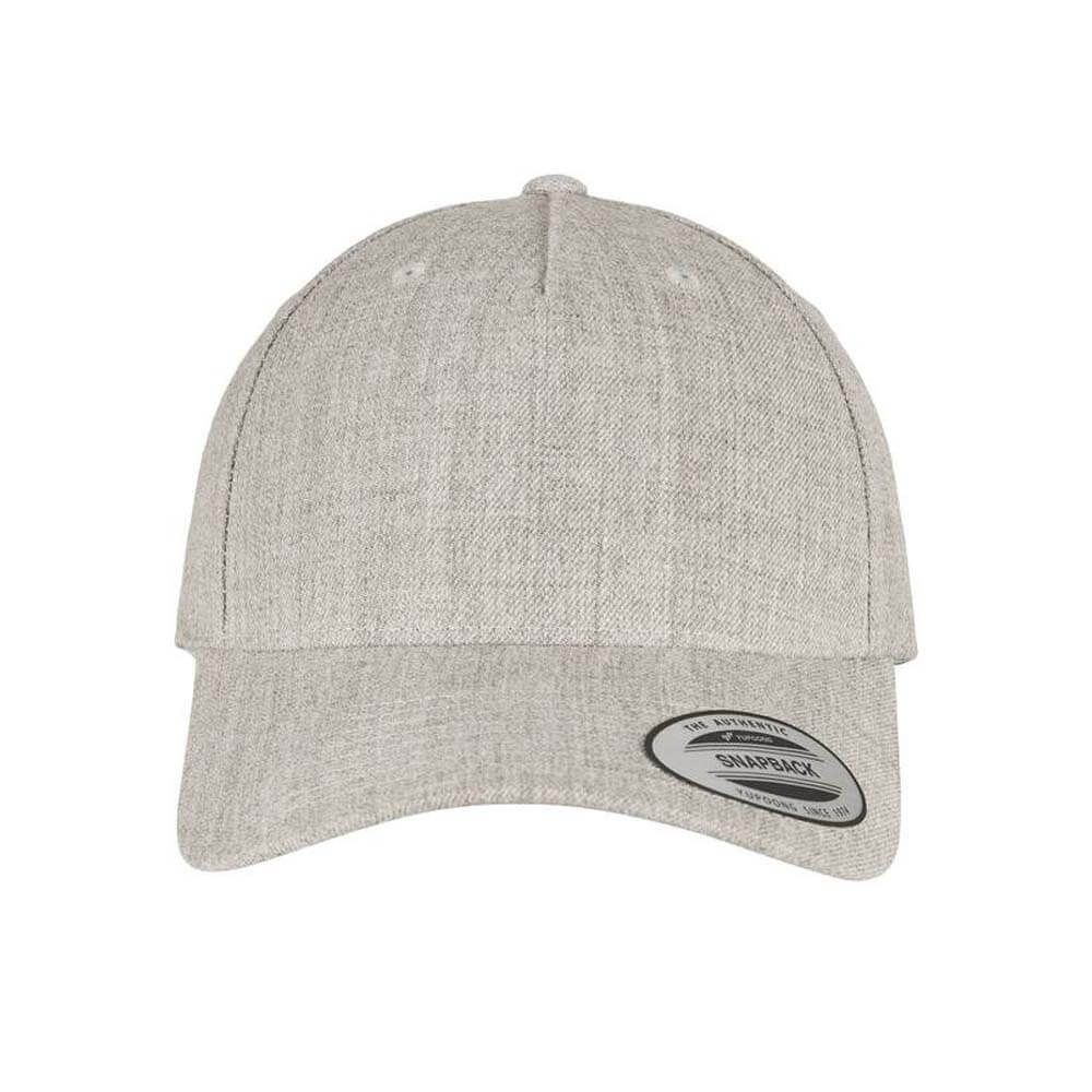 Casquette en laine 5 pans personnalisable gris Casquette en laine 5 pans personnalisable gris
