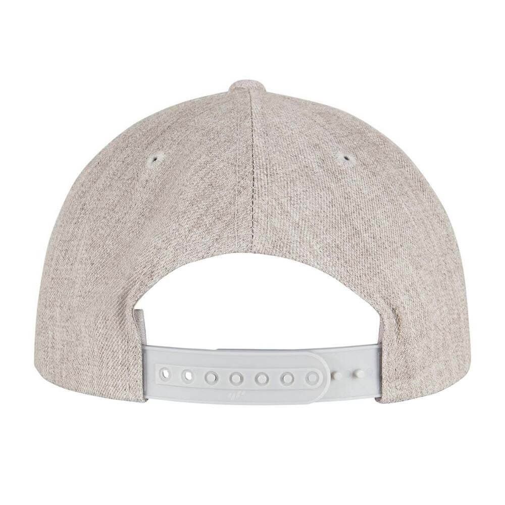 Casquette en laine 5 pans personnalisable gris Casquette en laine 5 pans personnalisable gris