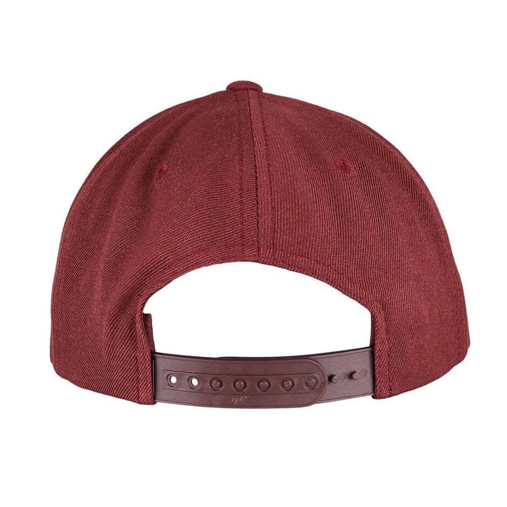 Casquette en laine 5 pans personnalisable marron Casquette en laine 5 pans personnalisable marron