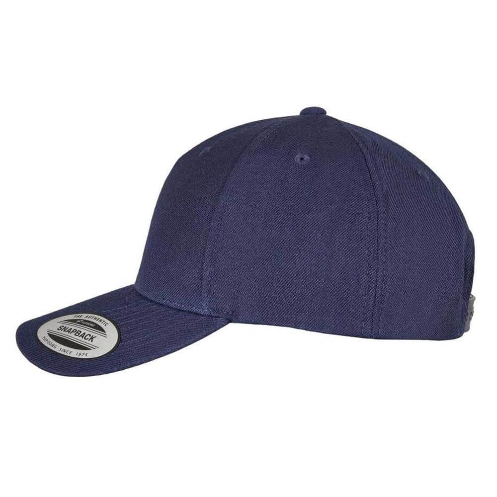 Casquette en laine 5 pans personnalisable bleu marine Casquette en laine 5 pans personnalisable bleu marine