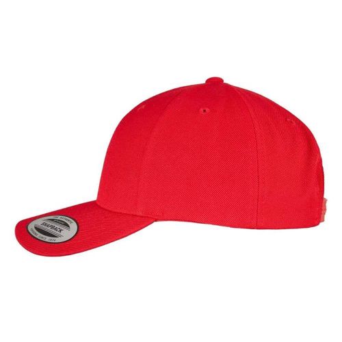 Casquette en laine 5 pans personnalisable rouge