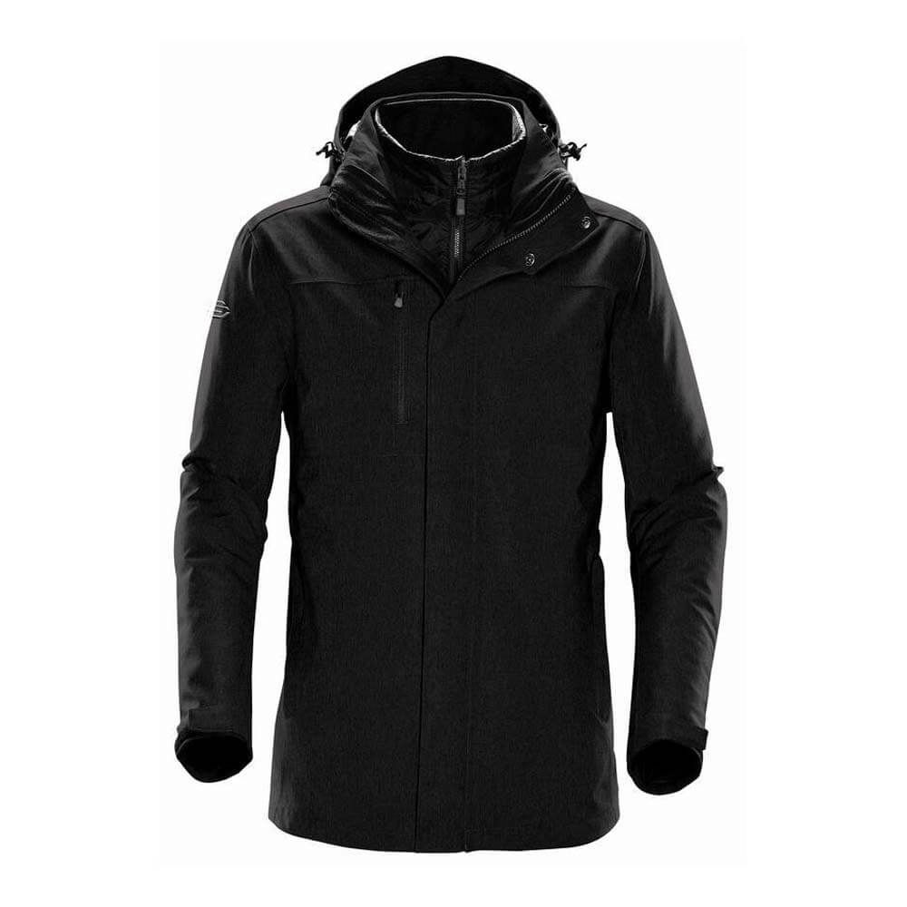 Parka homme 3 en 1 personnalisable noir Parka homme 3 en 1 personnalisable noir