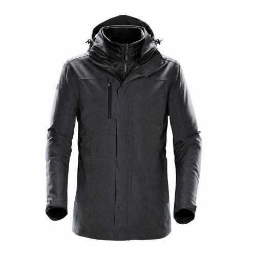 Parka homme 3 en 1 personnalisable gris