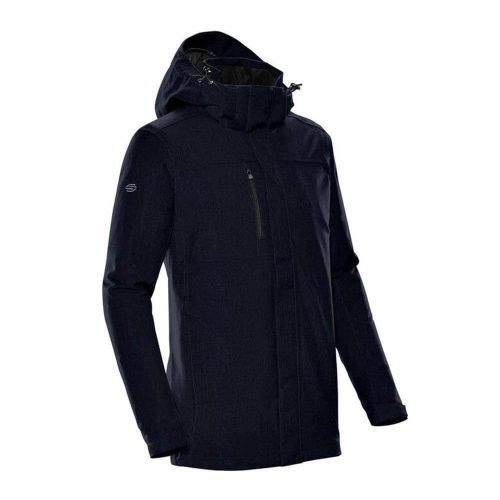 Parka homme 3 en 1 personnalisable bleu marine