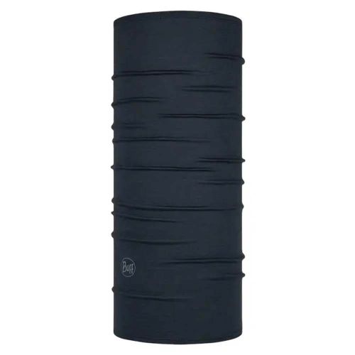 Tour de cou bleu marine en laine merinos - Buff