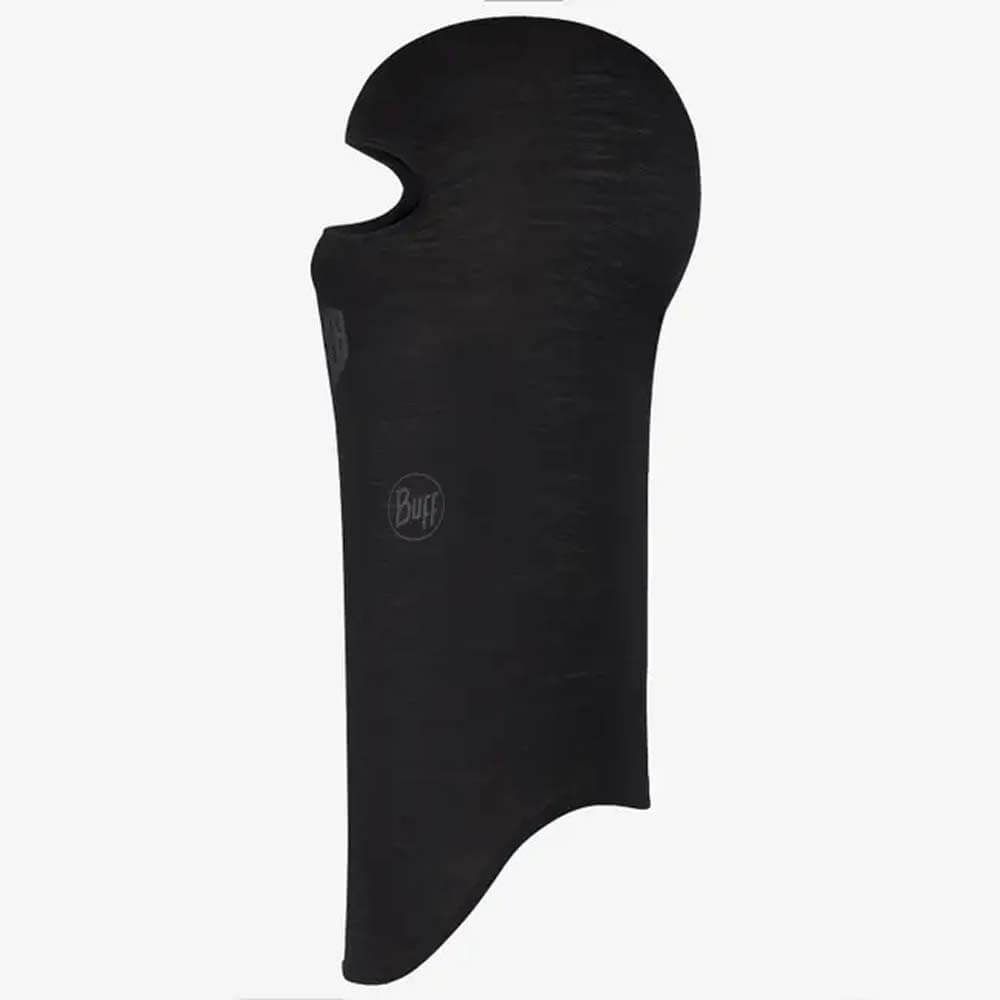Cagoule en laine merinos Solid noir - Buff Cagoule en laine merinos Solid noir - Buff