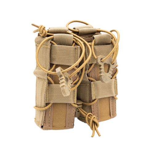 Porte chargeur double 9 mm coyote - ADN Tactical