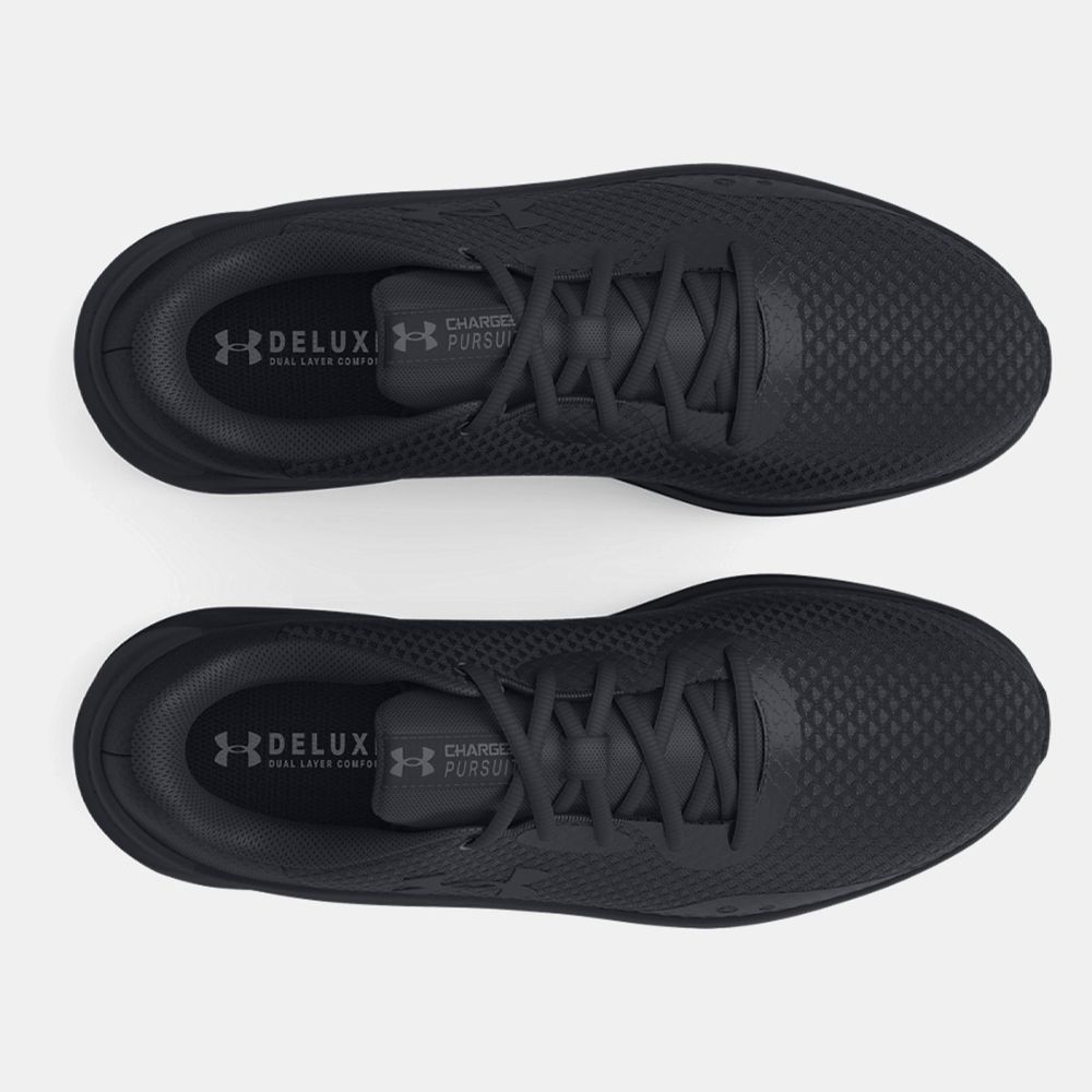 Chaussure de course Charges Pursuit 3 noir - Under Armour Chaussure de course Charges Pursuit 3 noir - Under Armour