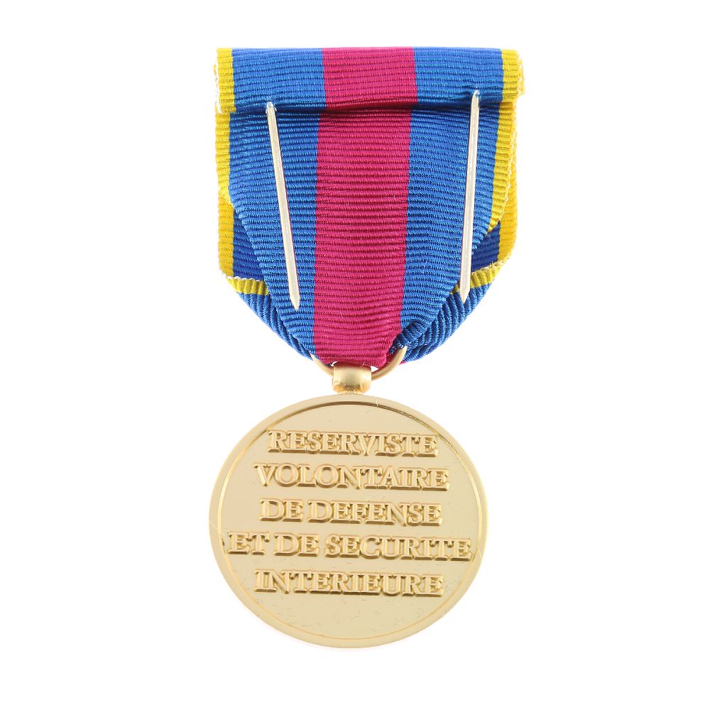Medaille ordonnance Reserviste de la Defense et de la Securite Interieure Or Medaille ordonnance Reserviste de la Defense et de la Securite Interieure Or