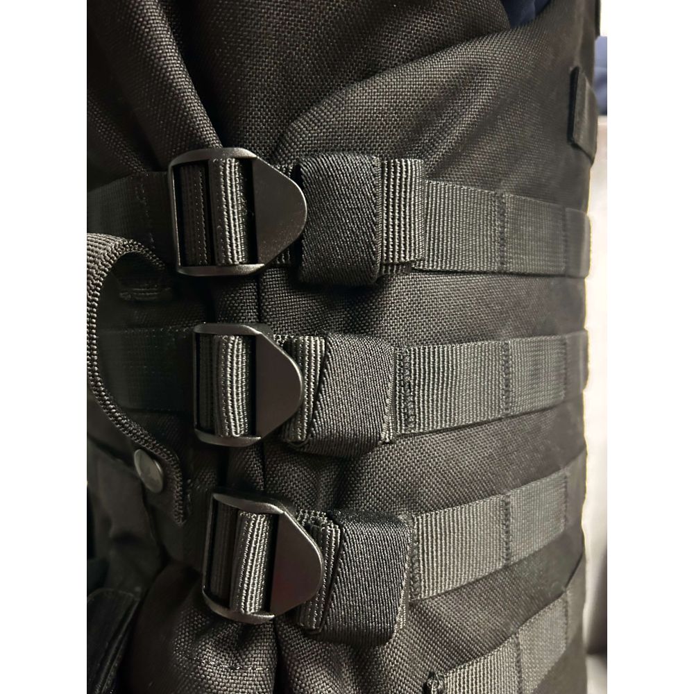 Gilet d'intervention Molle porte plaques noir V2 - ADN Tactical Gilet d'intervention Molle porte plaques noir V2 - ADN Tactical