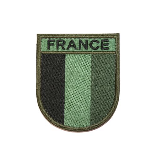 Ecusson de Bras Brode FRANCE B.V vert