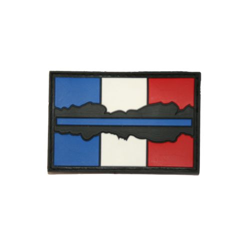 Ecusson French Blue Line Rubber
