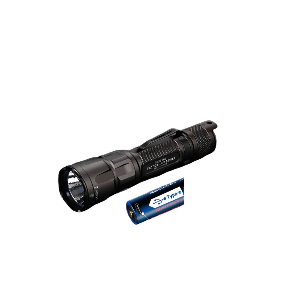 Lampe tactique rechargeable TH16TAC 2000 Lumens - Niteye Lampe tactique rechargeable TH16TAC 2000 Lumens - Niteye