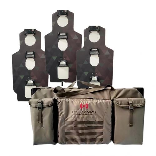 Système de cible réactive portable - kit de 3 humanoides