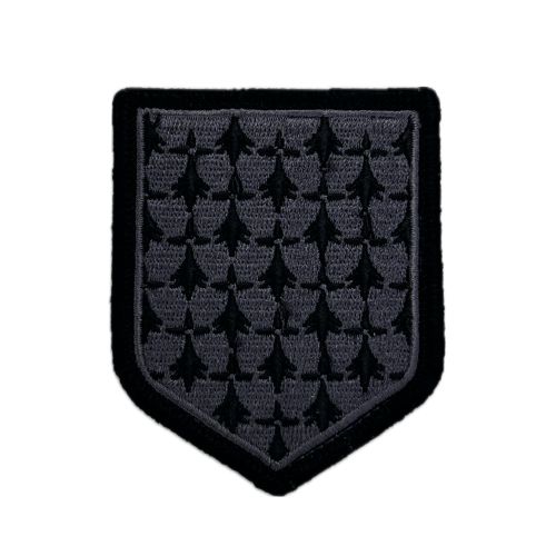 Ecusson de Bras Brode Gendarmerie Departementale Bretagne Basse Visibilite Noir