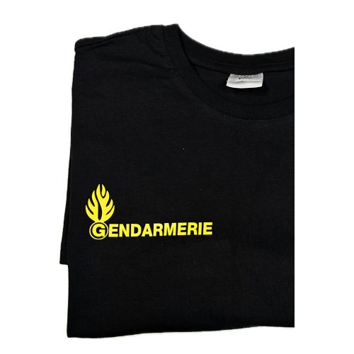 Tee-shirt coton noir Gendarmerie