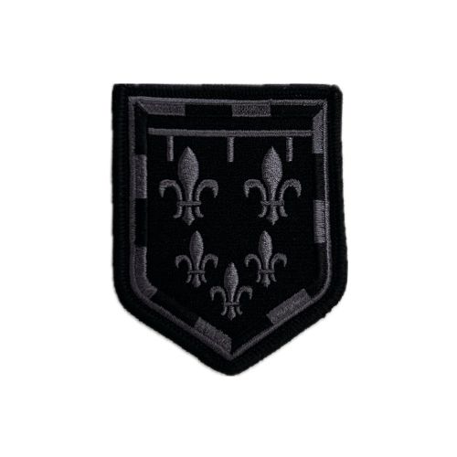 Ecusson de Bras Brode Gendarmerie Departementale Centre Basse Visibilite Noir
