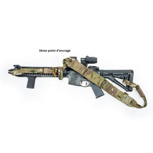 Sangle 2 points MK1 avec passants laser cut - Raptor Tactical