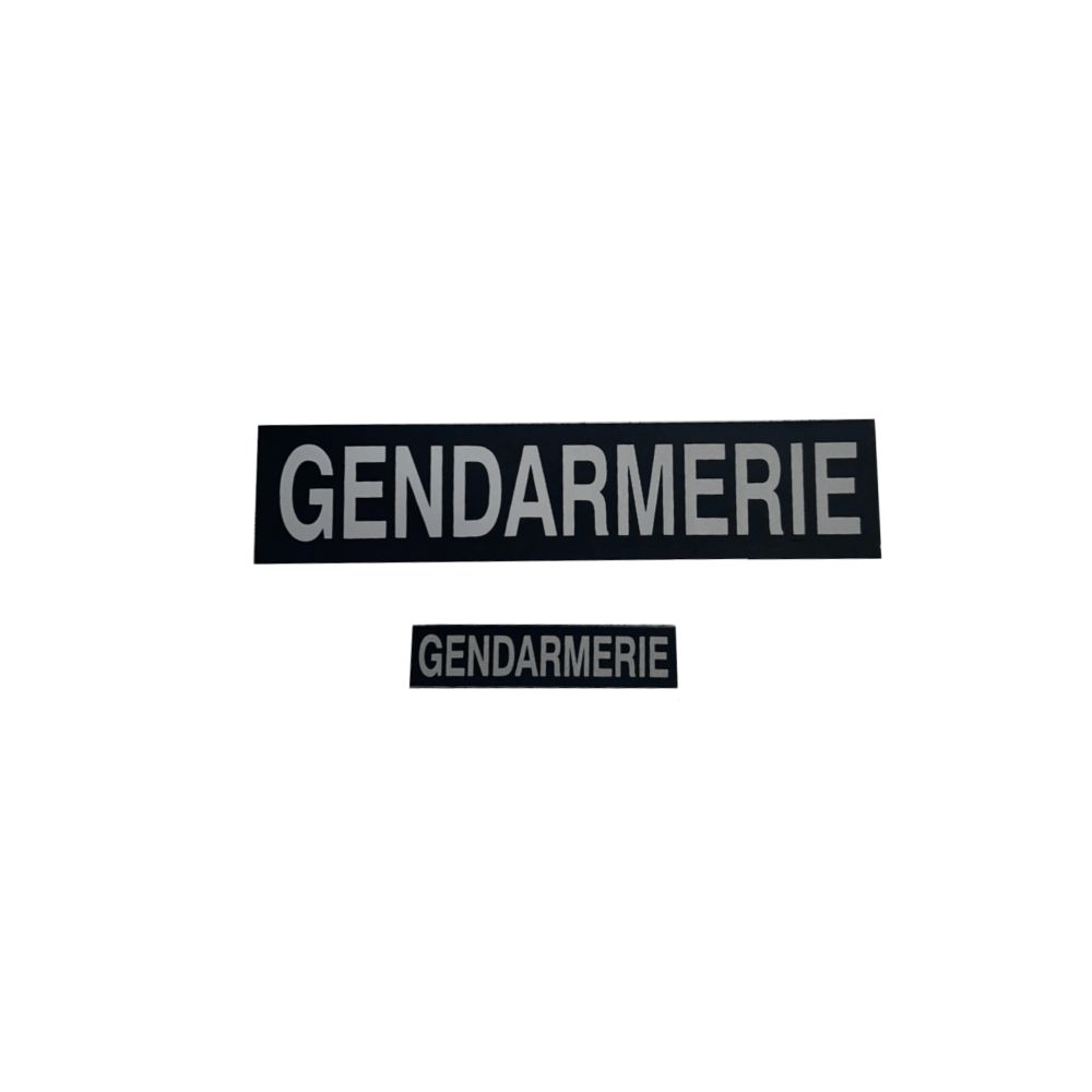 Jeu de bandeaux Gendarmerie pour housse de GPB Jeu de bandeaux Gendarmerie pour housse de GPB