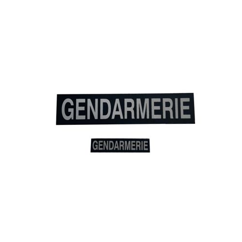 Jeu de bandeaux Gendarmerie pour housse de GPB