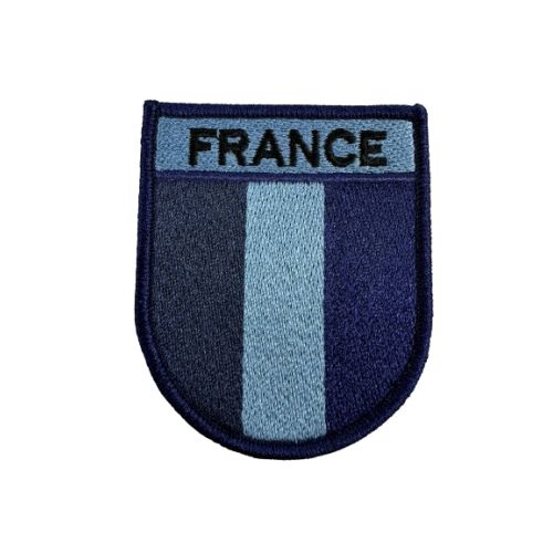 Ecusson de bras brode France BV Bleu