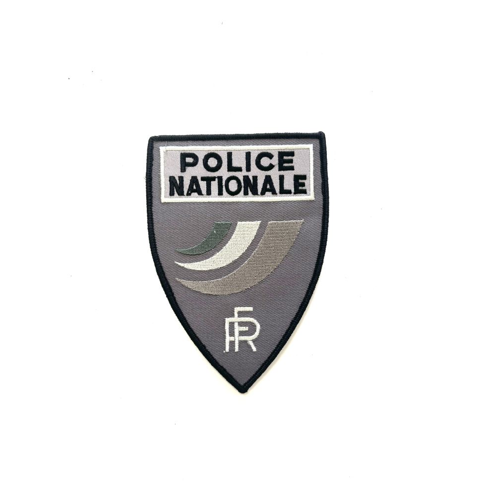 Écusson de poirtine triangulaire grand format Police basse visibilité 