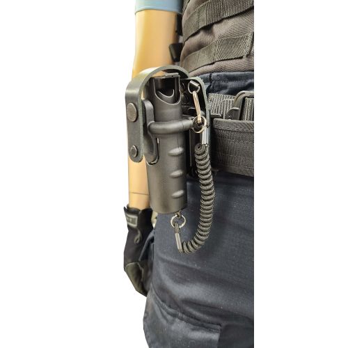 Porte aérosol 50ml rigide et amovible avec dragonne intégrée