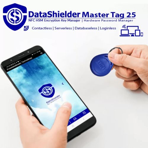 DataShielder NFC HSM Master Blue EviTag - Freemindtronic