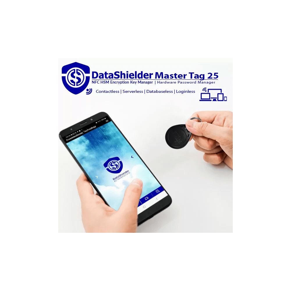 DataShielder NFC HSM Master Black EviTag - Freemindtronic DataShielder NFC HSM Master Black EviTag - Freemindtronic