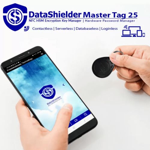 DataShielder NFC HSM Master Black EviTag - Freemindtronic