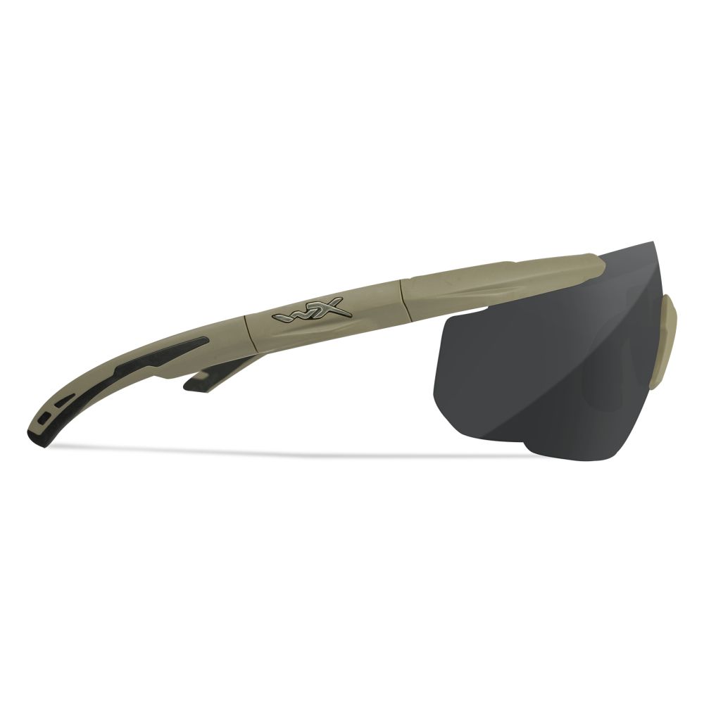 Kit lunettes Saber Advanced coyote verres fumés, clairs et oranges - Wiley X Kit lunettes Saber Advanced coyote verres fumés, clairs et oranges - Wiley X