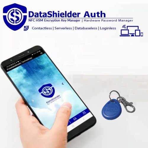 Gestionnaire de clés de chiffrement sans contact NFC HSM Lite format Evitag - Freemindtronic