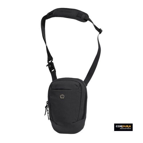 Sacoche bandoulière port discret noir Consul Vertical - Pentagon Tactical