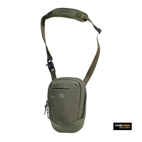 Sacoche bandoulière port discret vert OD Consul Vertical - Pentagon Tactical