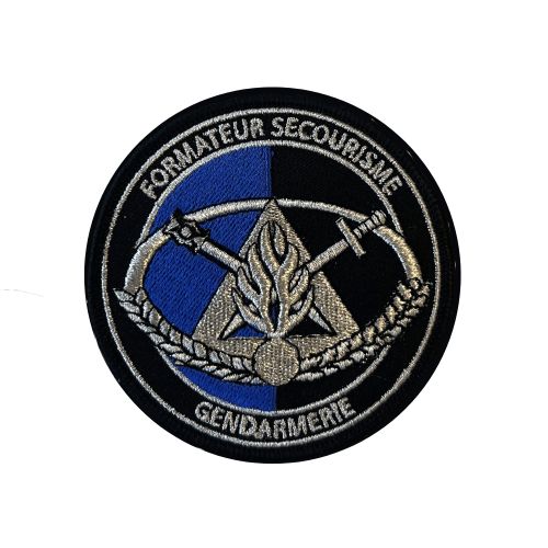 Écusson de bras brodé Formateur Secourisme