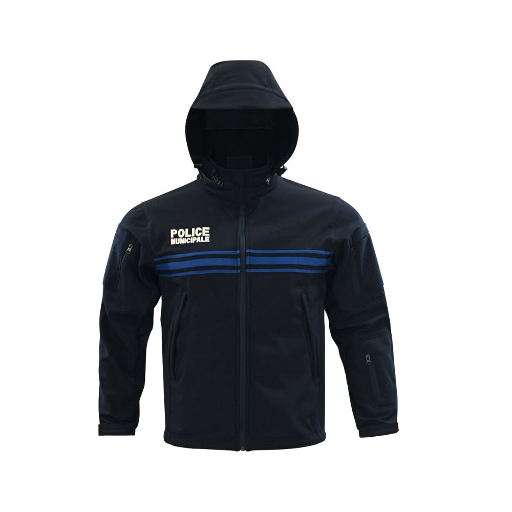 Softshell Echo Dark 3 couches Dark Navy Police Municipale Softshell Echo Dark 3 couches Dark Navy Police Municipale