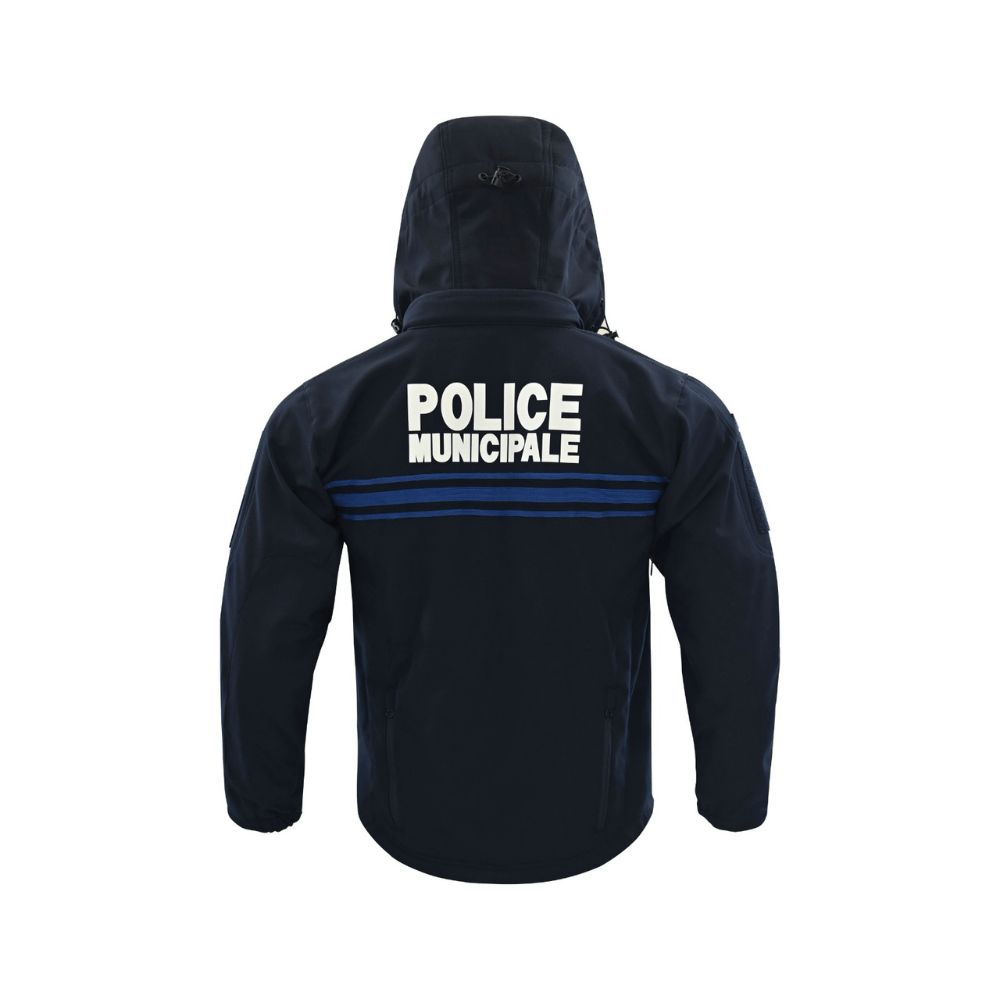 Softshell Echo Dark 3 couches Dark Navy Police Municipale Softshell Echo Dark 3 couches Dark Navy Police Municipale