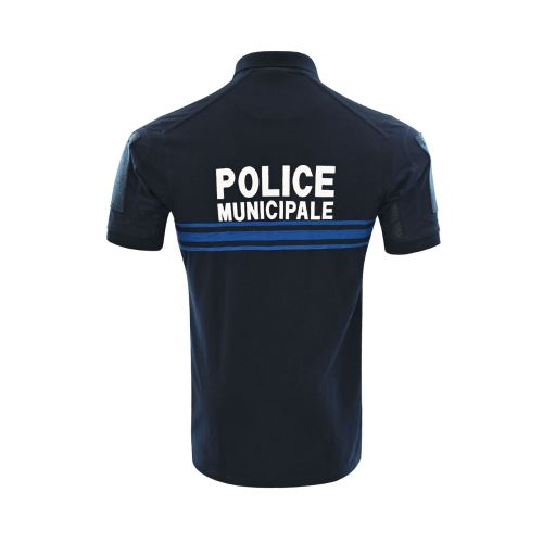 Polo Operator coton Dark Navy Police Municipale 