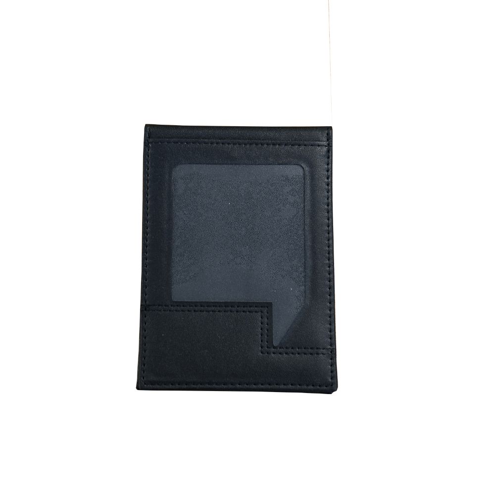 Porte carte simple en cuir pour carte professionnelle grand format - DMB Uniform Porte carte simple en cuir pour carte professionnelle grand format - DMB Uniform
