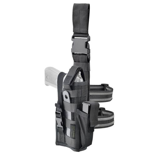 Holster de cuisse molle ambidextre pour arme automatique