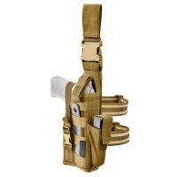 Holster de cuisse molle ambidextre pour arme automatique