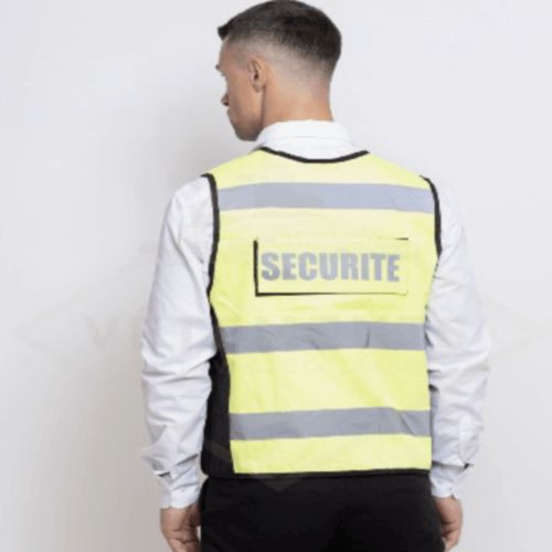 Gilet tactique SECURITE Haute visibilité jaune Thor - VVS