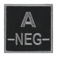 Groupe sanguin tissu - noir
