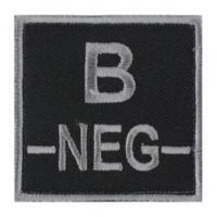 Groupe sanguin tissu - noir